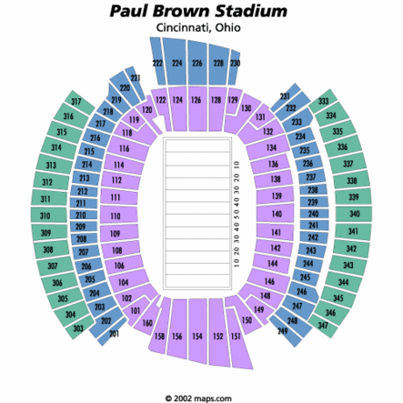 Cincinnati Bengals Seating Chart